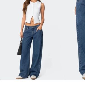 Edikted low rise jeans